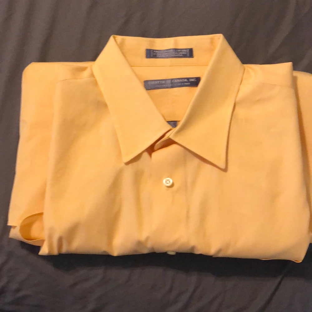 Yellow Men’s Dress Shirt